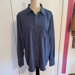 Blue Button-Up Shirt